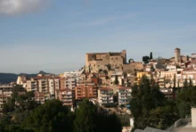 Vista panorámica de El Papiol entre Collserola y el Llobregat